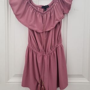 Derek Heart - Pink Romper - Off The Shoulder